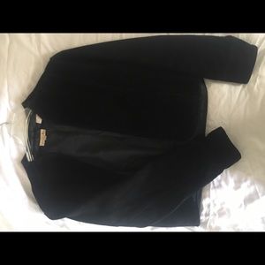 Cropped black jacket